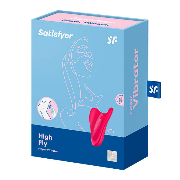 SATISFYER - VIBRAČNÍ PRST HIGH FLY FUCHSIOVÁ