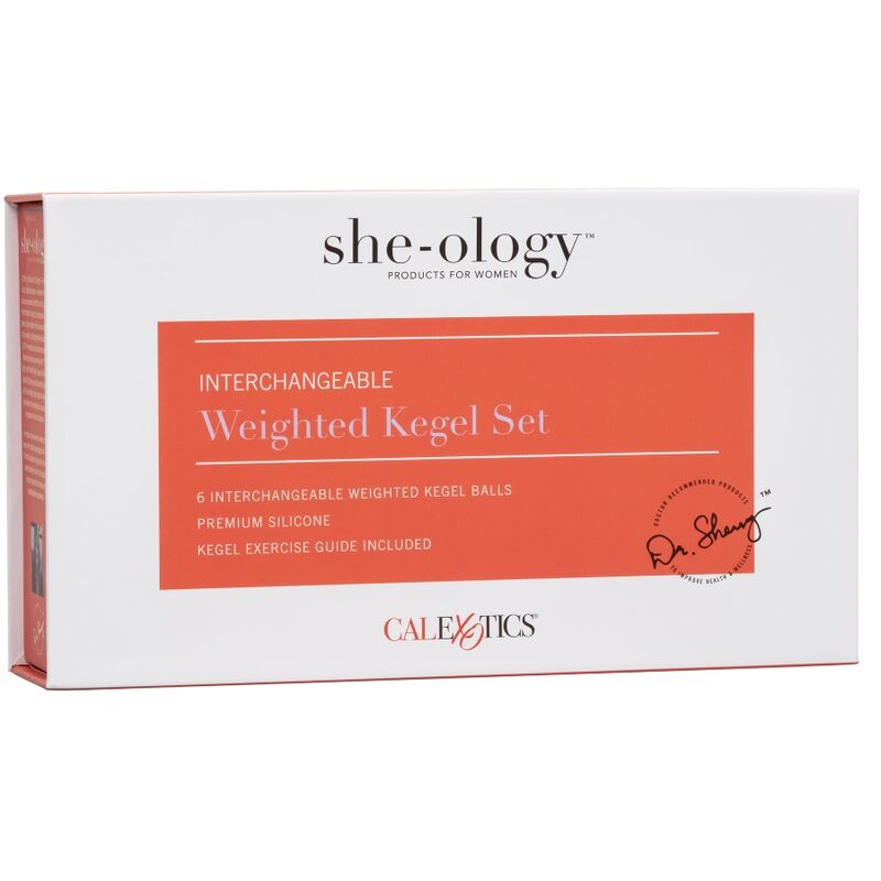 KALEXOTIKA - SHE-OLOGY SET BOLAS KEGEL INTERCAMBIABLES