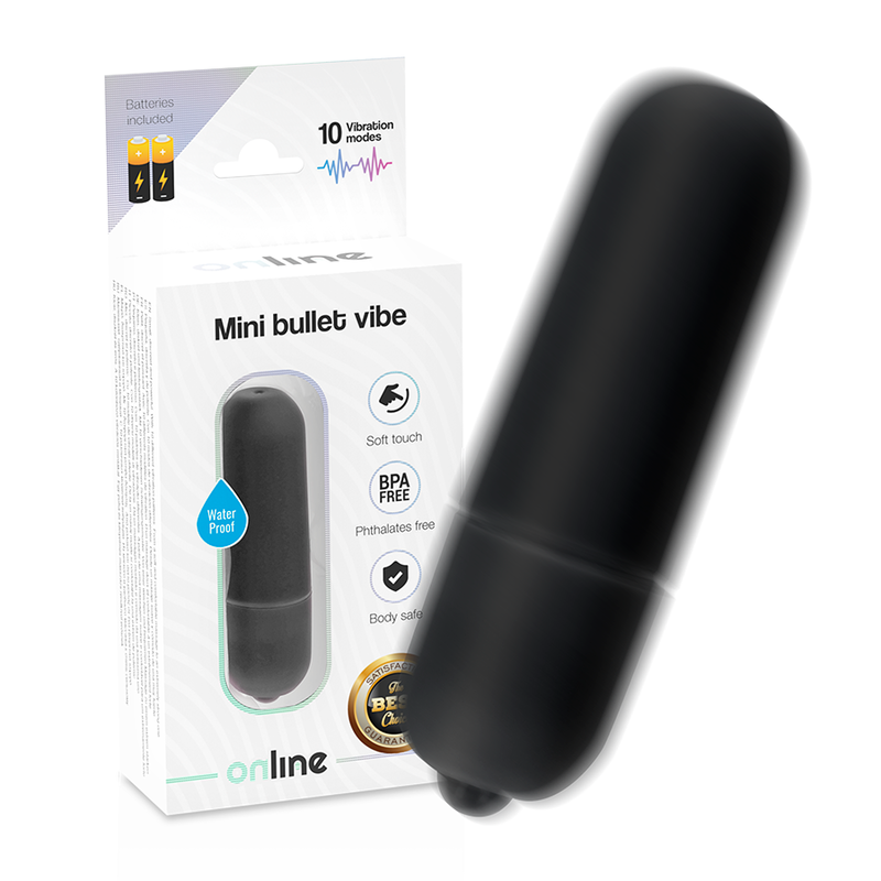 ONLINE - MINI BULLET VIBE ČERNÝ