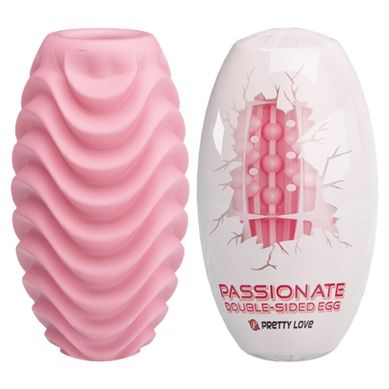 PRETTY LOVE - RŮŽOVÉ OBOUSTRANNÉ MASTURBÁTOROVÉ VAJÍČKO