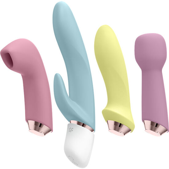 SATISFYER - ÚŽASNÁ SADA ČTYŘ VIBRÁTORŮ A AIR PULSE