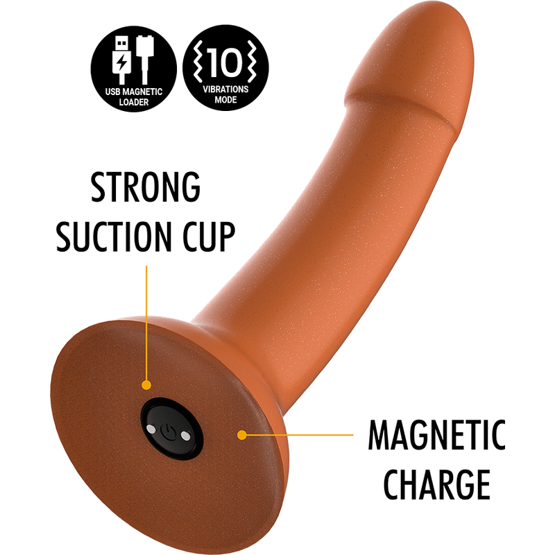 MYTHOLOGY - RUNE ROYAL DILDO M - VIBRÁTOR KOMPATIBILNÍ S BEZDRÁTOVOU TECHNOLOGII WATCHME