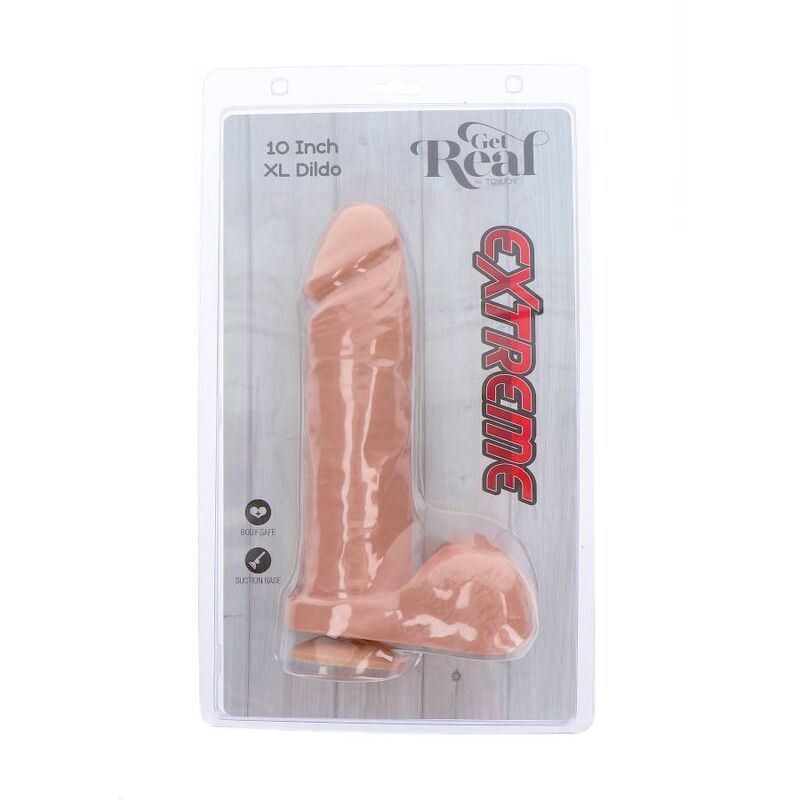 ZÍSKEJTE REÁL - EXTRÉMNÍ XL DILDO 25,5 CM SKIN