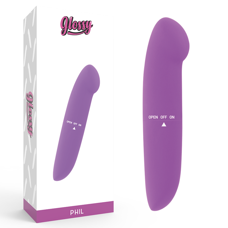 LESKLÝ - PHIL VIBRATOR FIALOVÝ