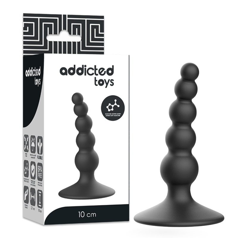 ADDICTED TOYS - ANÁLNÍ SEXUÁLNÍ KOlík 10 CM ČERNÝ