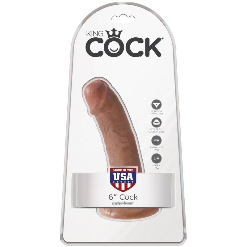 KRÁLOVSKÝ KOHOUT - REALISTICKÝ PENIS 15 CM KARAMELOVÝ