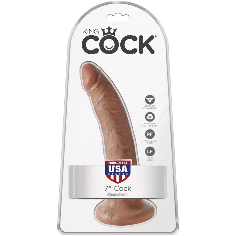KRÁLOVSKÝ KOHOUT - REALISTICKÝ PENIS 17,5 CM KARAMELOVÝ