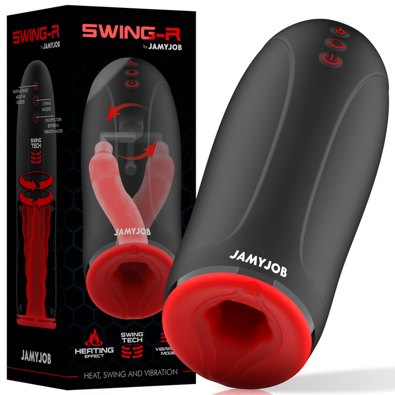 JAMYJOB - SWING-R OHŘÍVACÍ EFEKT, SWING TECHNOLOGIE A VIBRAČNÍ MASTURBÁTOR