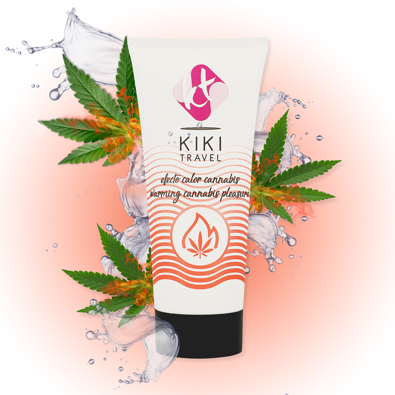 KIKÍ TRAVEL - LUBRIKANT S HORKÝM ÚČINEM CANNABIS 50 ML