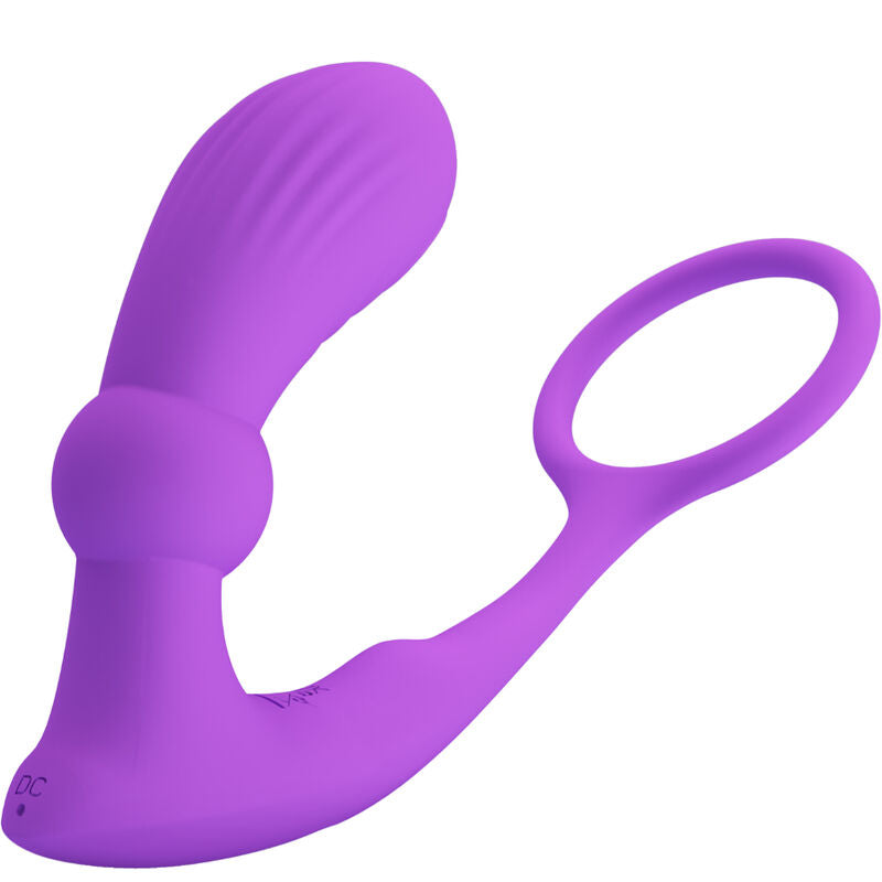 PRETTY LOVE - ANÁLNÍ KROUŽEK A VIBRÁTOR WARREN VIOLET