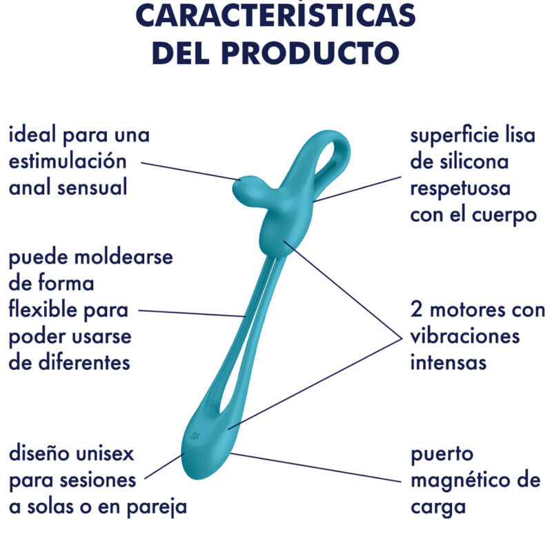 SATISFYER - PLUG & PLAY 1 FLEXIBILNÍ MULTIVIBRÁTOR