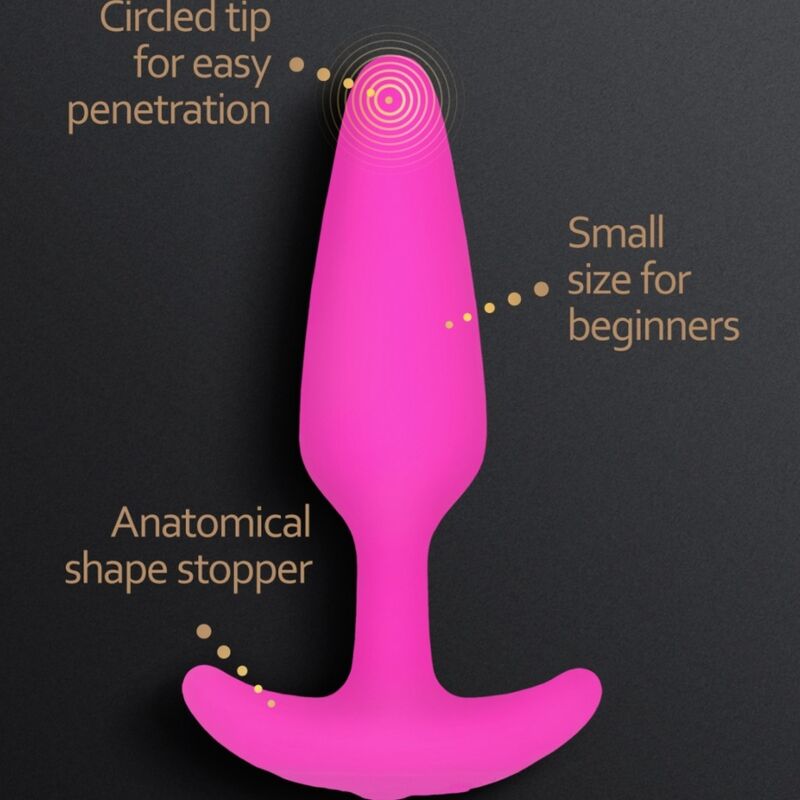G-VIBE - GPLUG VIBRAČNÍ ZÁVĚR ANÁLNÍ XS FUCHSIOVÁ