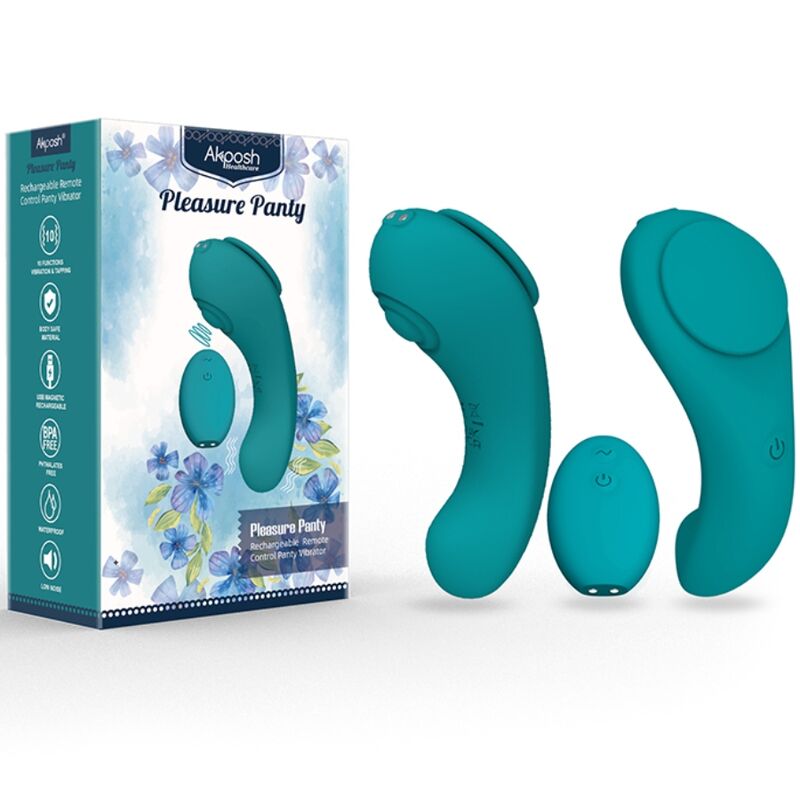 ARMONY - Vibrátor Pleasure Panty s dálkovým ovládáním, 3 rychlosti, zelený