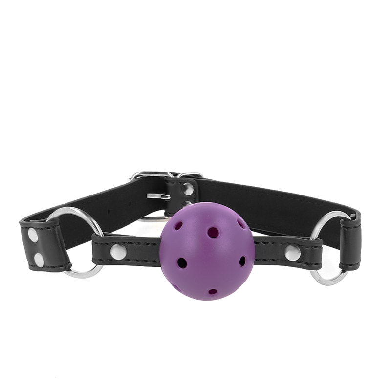 KINK - PRODYŠNÝ RUBÍK 4 CM S DVOJITÝM NÝTEM FIALOVÝ 62,5 x 2,5 CM NASTAVITELNÝ 42-58 CM