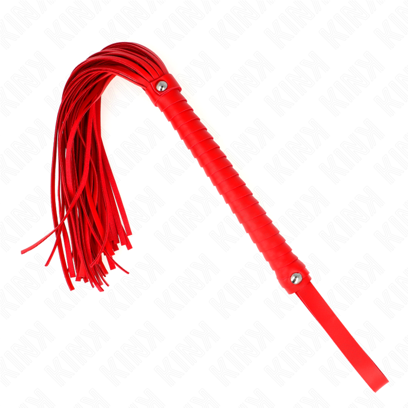 KINK - BIČ S ČERVENOU TEXTUROVANOU RUKOJEŤÍ 48,5 CM