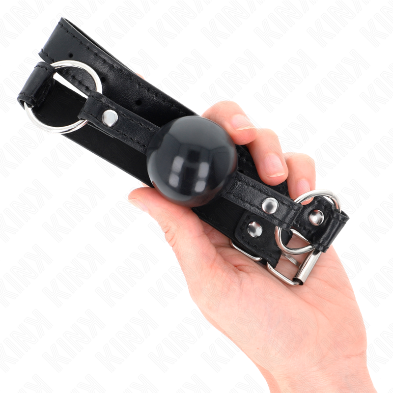 KINK - ČERNÁ TPE KOULE 4 CM RUBÍK 60 x 2 CM