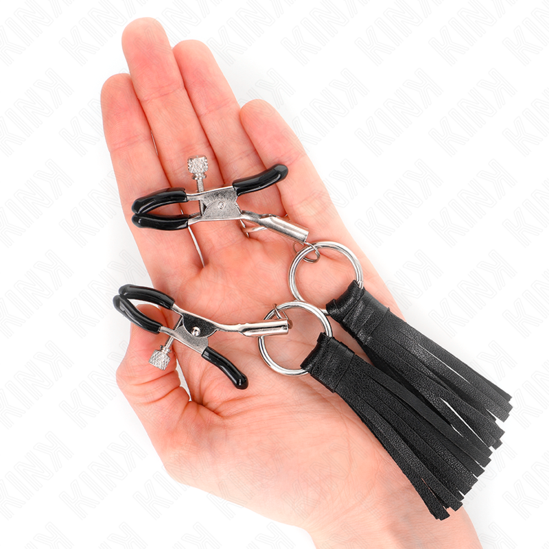 KINK - KOŽENKOVÉ SVĚRKY NA BRADAVKY S TASSELLE 6 CM