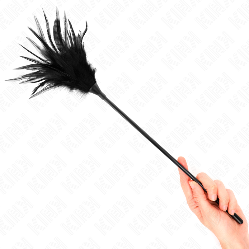 KINK - VÍCE ČERNÝCH LEMCHATÝCH PÉŘEK 45 CM