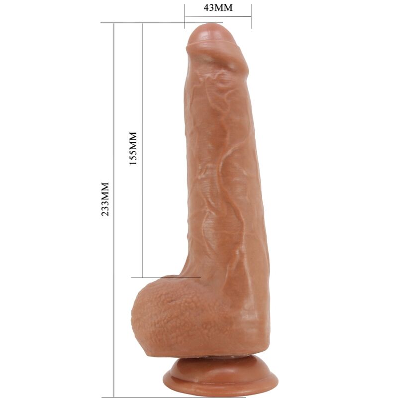 PRETTY LOVE - DRACO REALISTICKÉ DILDO 23 CM MODEL 2 FLESH