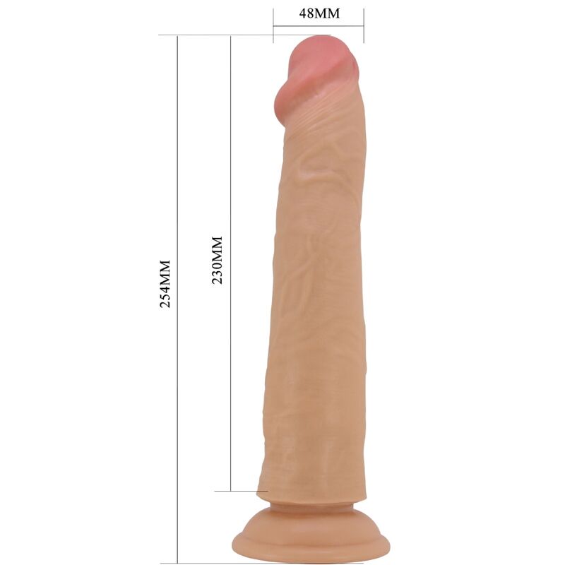 REALISTICKÉ DILDO PRETTY LOVE - SHARIFE 25 CM Z TĚLA