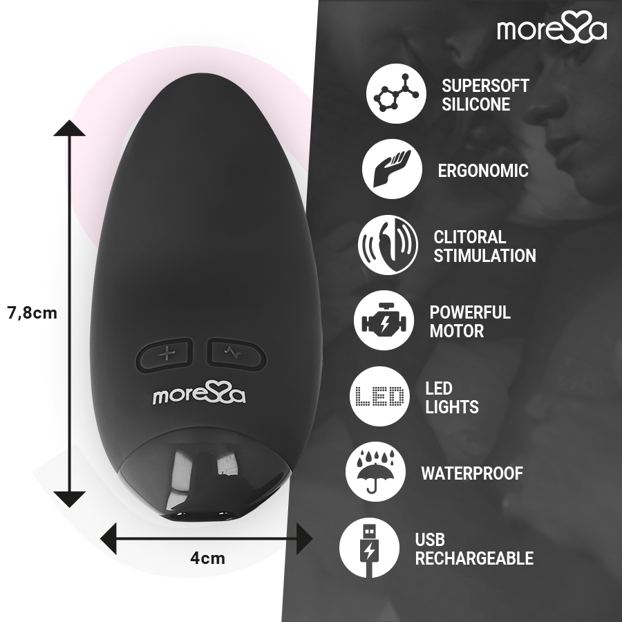 MORESSA - BLOSSOM ČERNÝ VIBRÁTOR