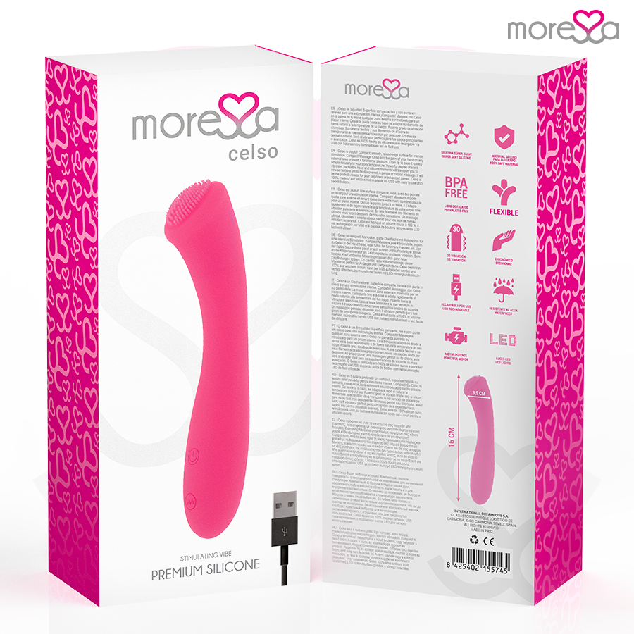 MORESSA - CELSO PREMIUM SILIKONOVÉ DOBÍJECÍ