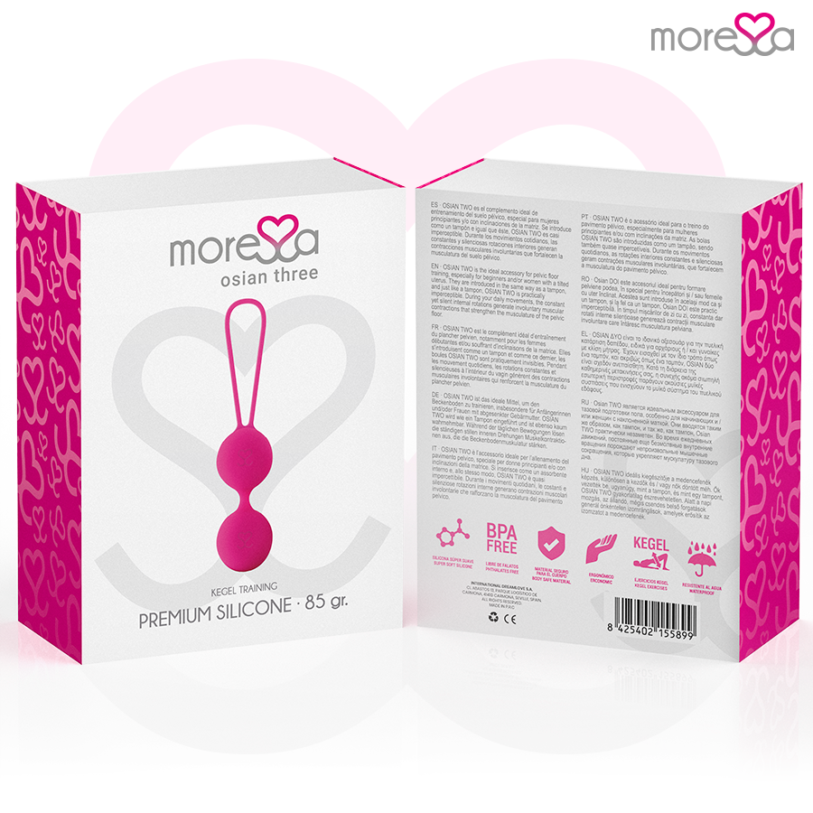 MORESSA - OSIAN THREE PREMIUM SILIKONOVÁ RŮŽOVÁ