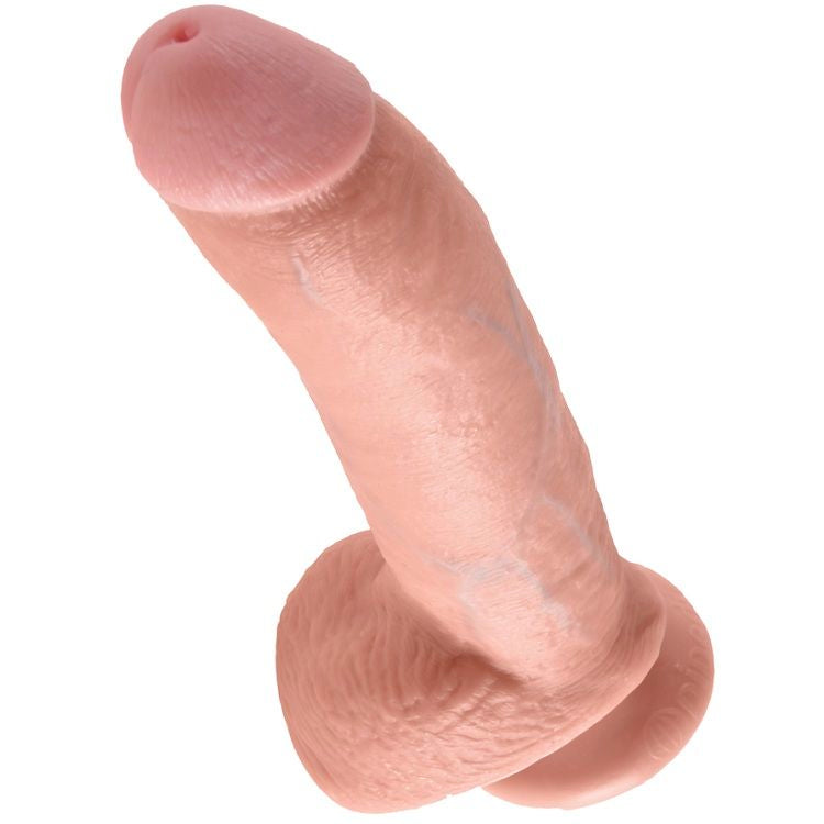 KING COCK - 9 DILDO FLESH S KOULEMI 22,9 CM