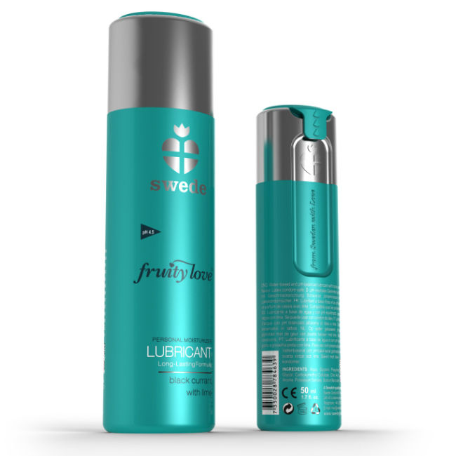 SWEDE - LUBRIKANT FRUITY LOVE ČERNÝ RYBÍZ A LIMETKA 50 ML