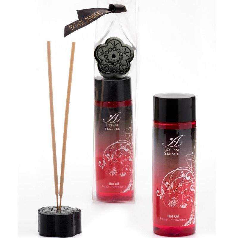 EXTASE SENSUAL - JAHODNÝ HŘEBÍCÍ STIMULAČNÍ OLEJ 100 ML