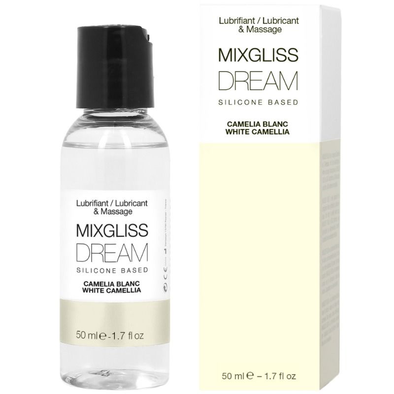 MIXGLISS - DREAM WHITE CAMELIA SILIKONOVÝ LUBRIKANT 50 ML