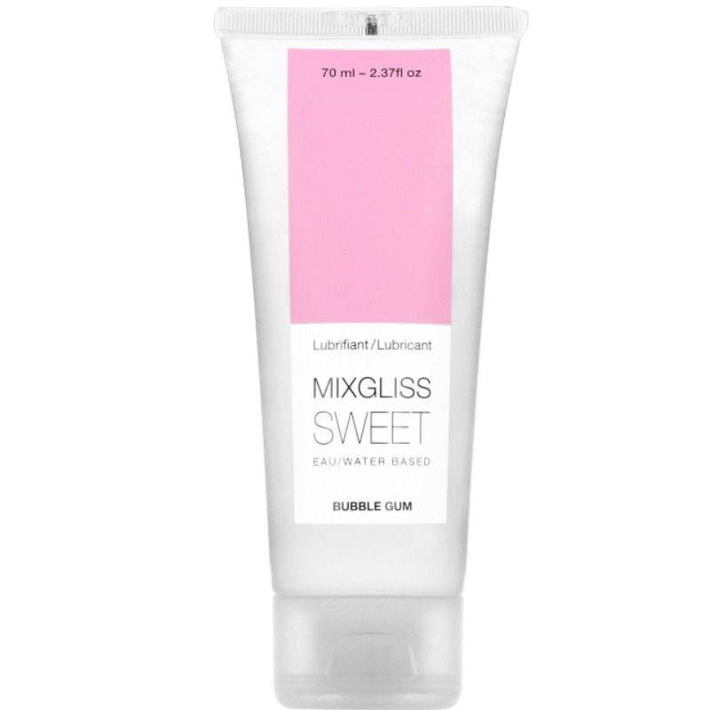 MIXGLISS - LUBRIKANT NA VODNÍ BÁZI S PŘÍCHUTÍ ŽVÝKAČKY 70 ML