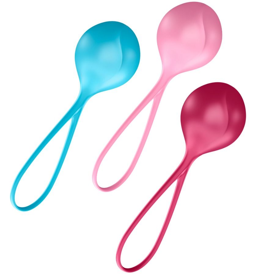 SATISFYER - TRÉNINKOVÁ SADA LOVEBALLS 3