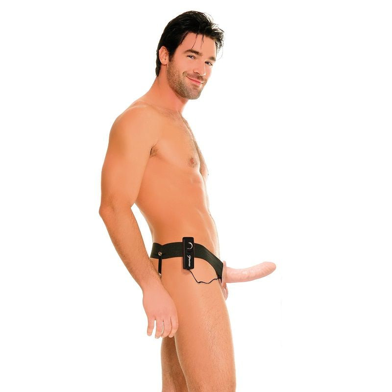 FETISH FANTASY SERIES - DUTÝ VIBRAČNÍ POSTROJ PRO NĚJ A NI, PŘIROZENÝ 14 CM