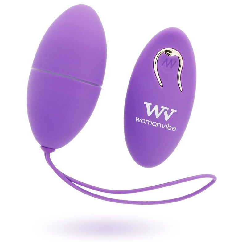 WOMANVIBE - ALSAN SILIKONOVÝ DÁLKOVÝ OVLADAČ VAJÍČKO FIALOVÉ