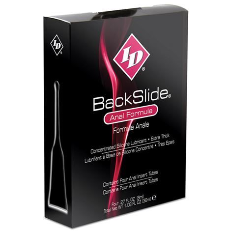 ID BACKSLIDE - ANÁLNÍ VLOŽKA 4 TUBY 8ML