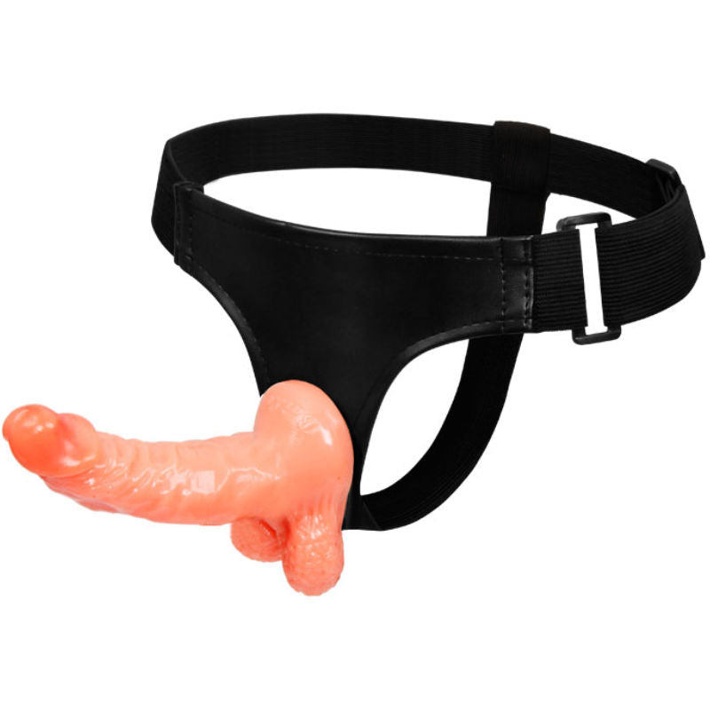 BAILE - POSTROJ S REALISTICKÝM PENISEM A ULTRA VÁŠNIVÝMI NASTAVITELNÝMI KALHOTKAMI 15,5 CM