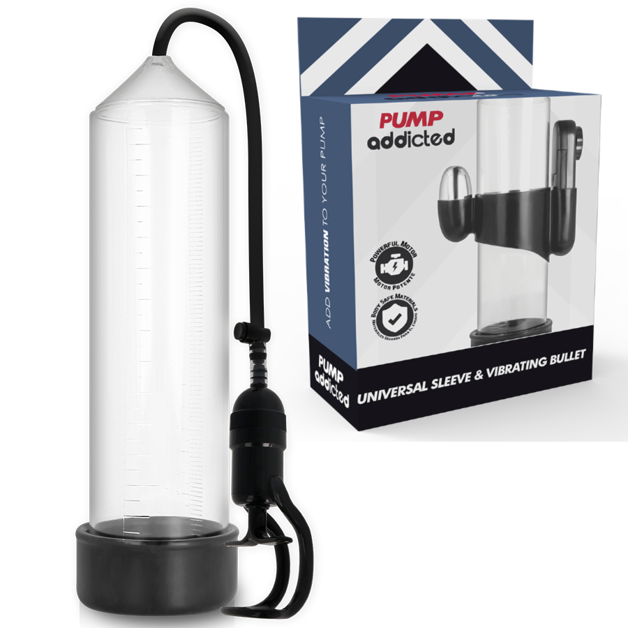 PUMP ADDICTED - TRANSPARENTNÍ VIBRÁTOR RX5