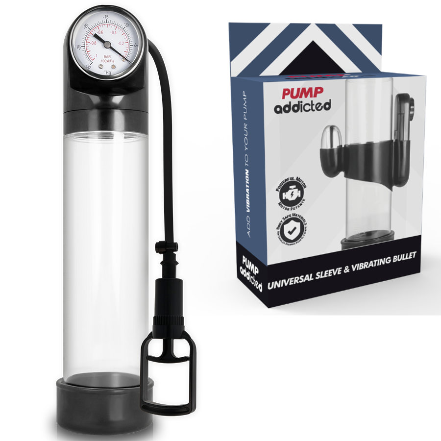 PUMP ADDICTED - TRANSPARENTNÍ VIBRÁTOR RX9