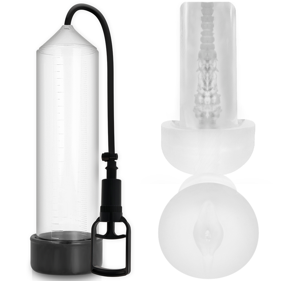 PUMP ADDICTED - RX7 TRANSPARENTNÍ S MASTURBÁTOREM