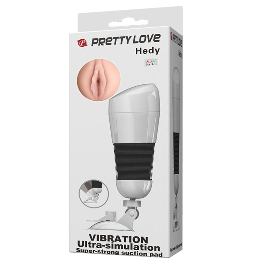 PRETTY LOVE - VAGÍNNÍ MASTURBÁTOR HEDY S VIBRACEMI