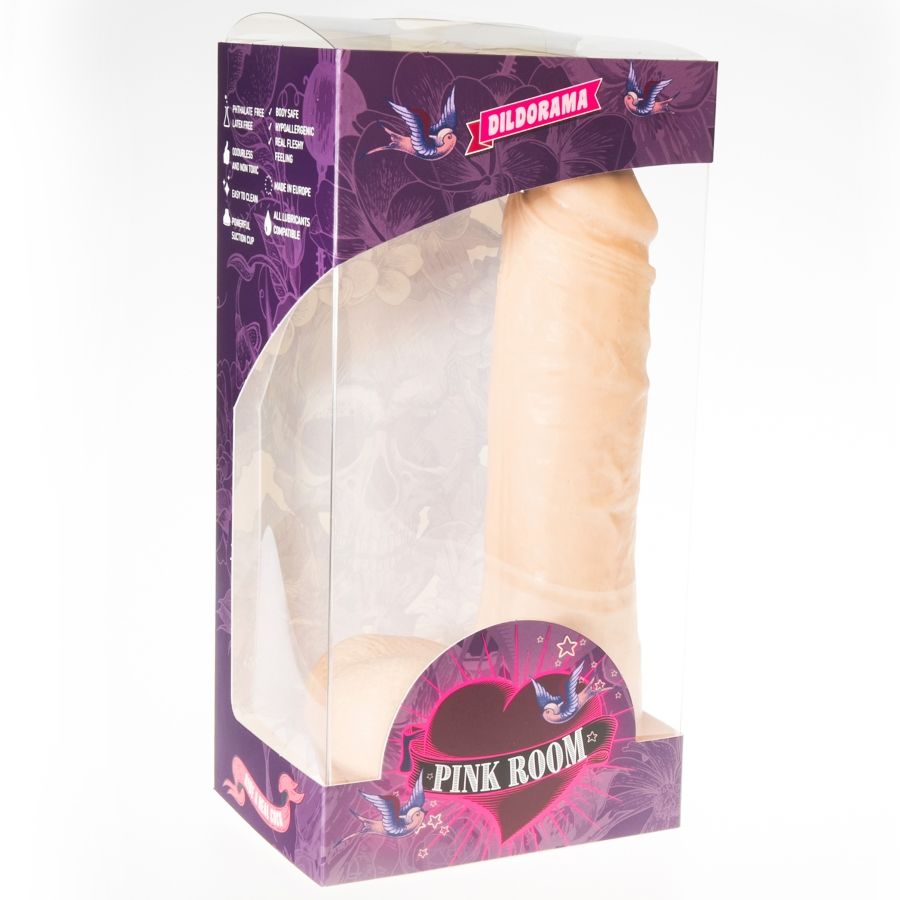 RŮŽOVÝ POKOJ - ANTON REALISTICKÉ DILDO Z TĚLA 21,5 CM