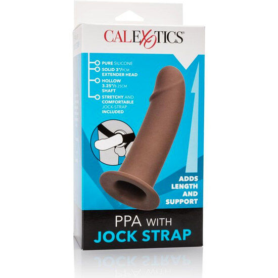 CALEXOTICS - PPA S JOCK STRAPEM HNĚDÉ
