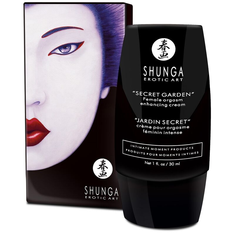 SHUNGA - KRÉM PRO INTENZIVNÍ ŽENSKÝ ORGASMUS SECRET GARDEN