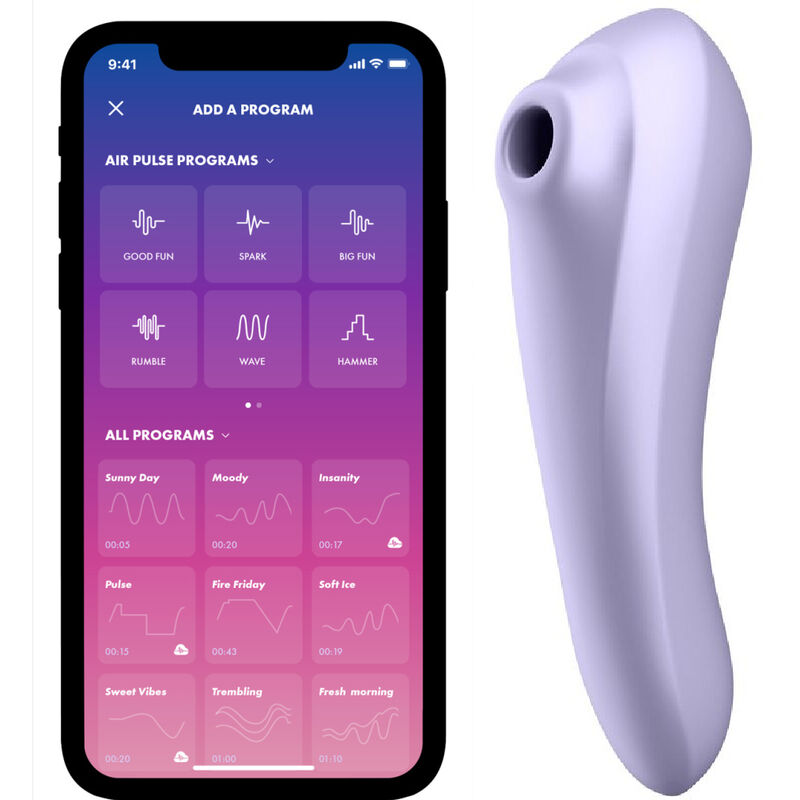 SATISFYER - VIBRAČNÍ PULSE PRO DVOJITÉ POTĚŠENÍ MAUVE