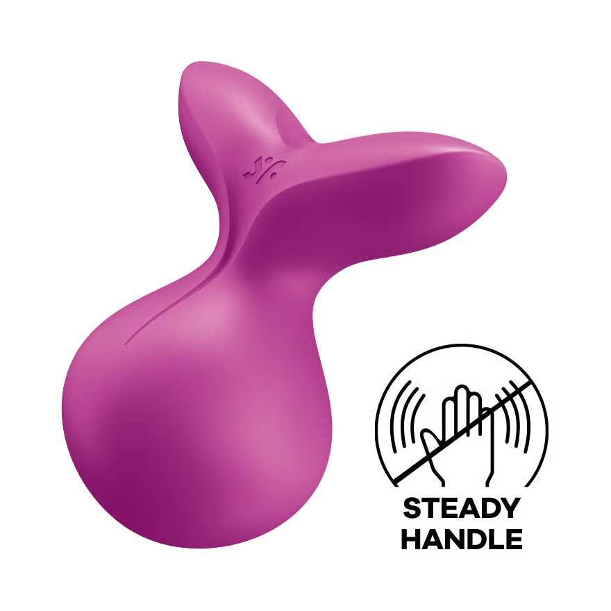 SATISFYER - VIVA LA VULVA 3 LAY-ON VIBRATOR VIOLET