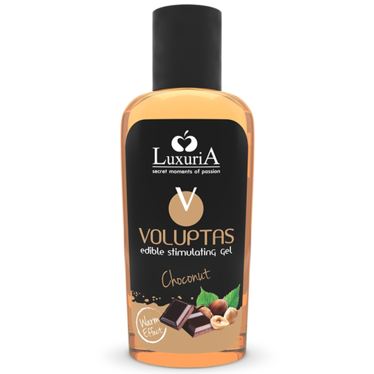 INTIMATELINE LUXURIA - VOLUPTAS JEDLÝ MASÁŽNÍ GEL HŘIJÍCÍ EFEKT - ČOKONUT 100 ml