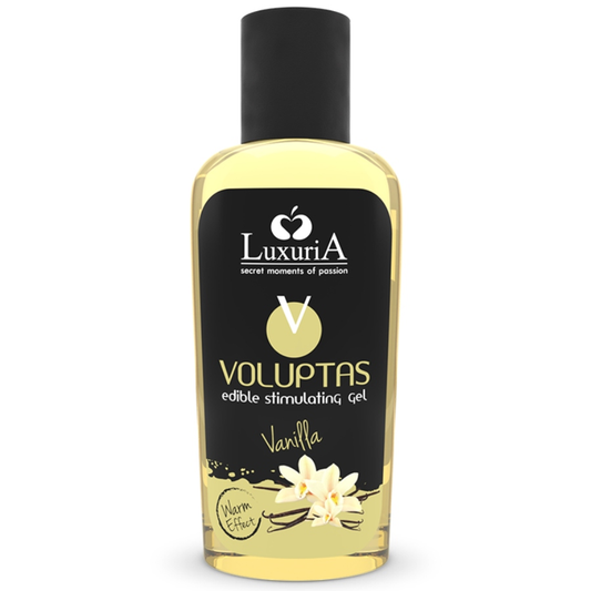 INTIMATELINE LUXURIA - VOLUPTAS JEDLÝ MASÁŽNÍ GEL HŘIJÍCÍ EFEKT - VANILKA 100 ml