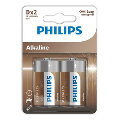 PHILIPS - ALKALICKÉ BATERIE D LR20 BLISTR*2