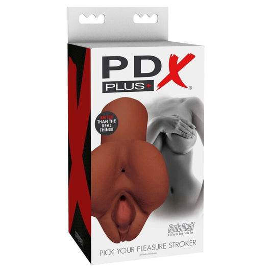 PDX PLUS - VYBERTE SI SVŮJ POTĚŠENÍ DVOJITÝ HNĚDÝ MASTURBÁTOR